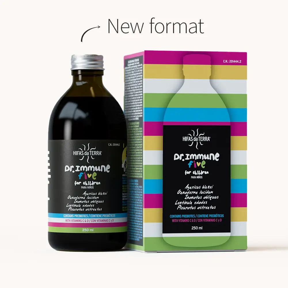Jarabe Dr. Immune Five para las Defensas con prebióticos y Vitaminas D y C
