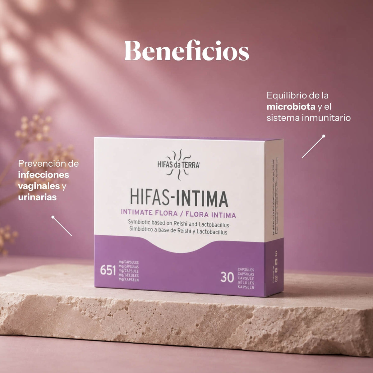 Pre y Probiótico Vaginal Hifas-INTIMA
