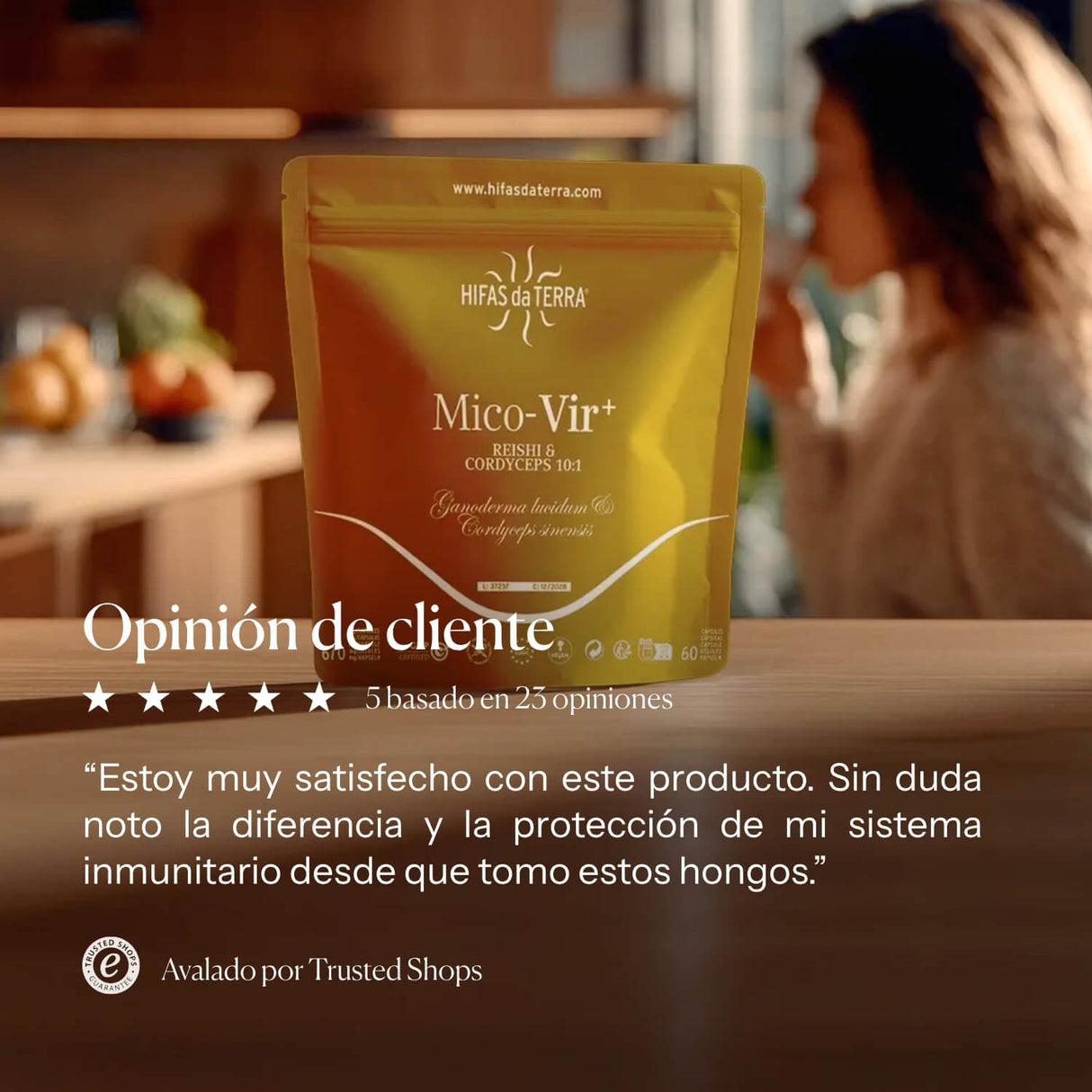 Mico-Vir+ Extractos Puros de Reishi y Cordyceps