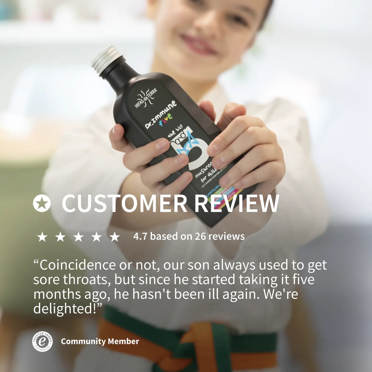 Jarabe Dr. Immune Five para las Defensas con prebióticos y Vitaminas D y C