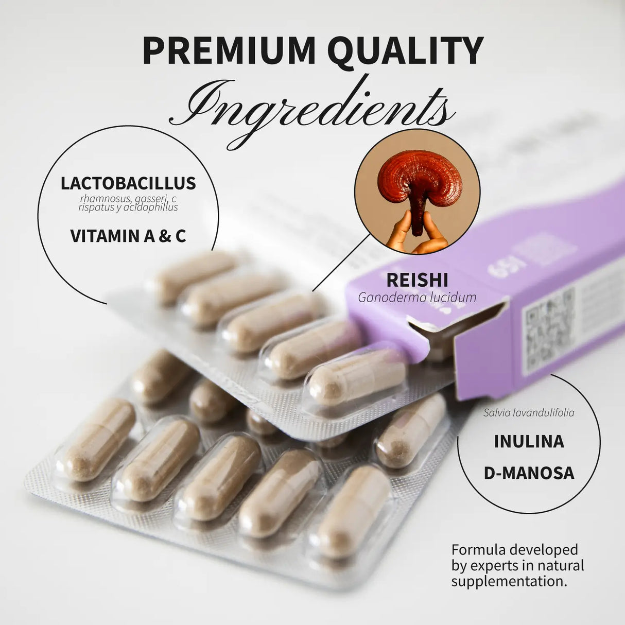 Pre y Probiótico Vaginal Hifas-INTIMA