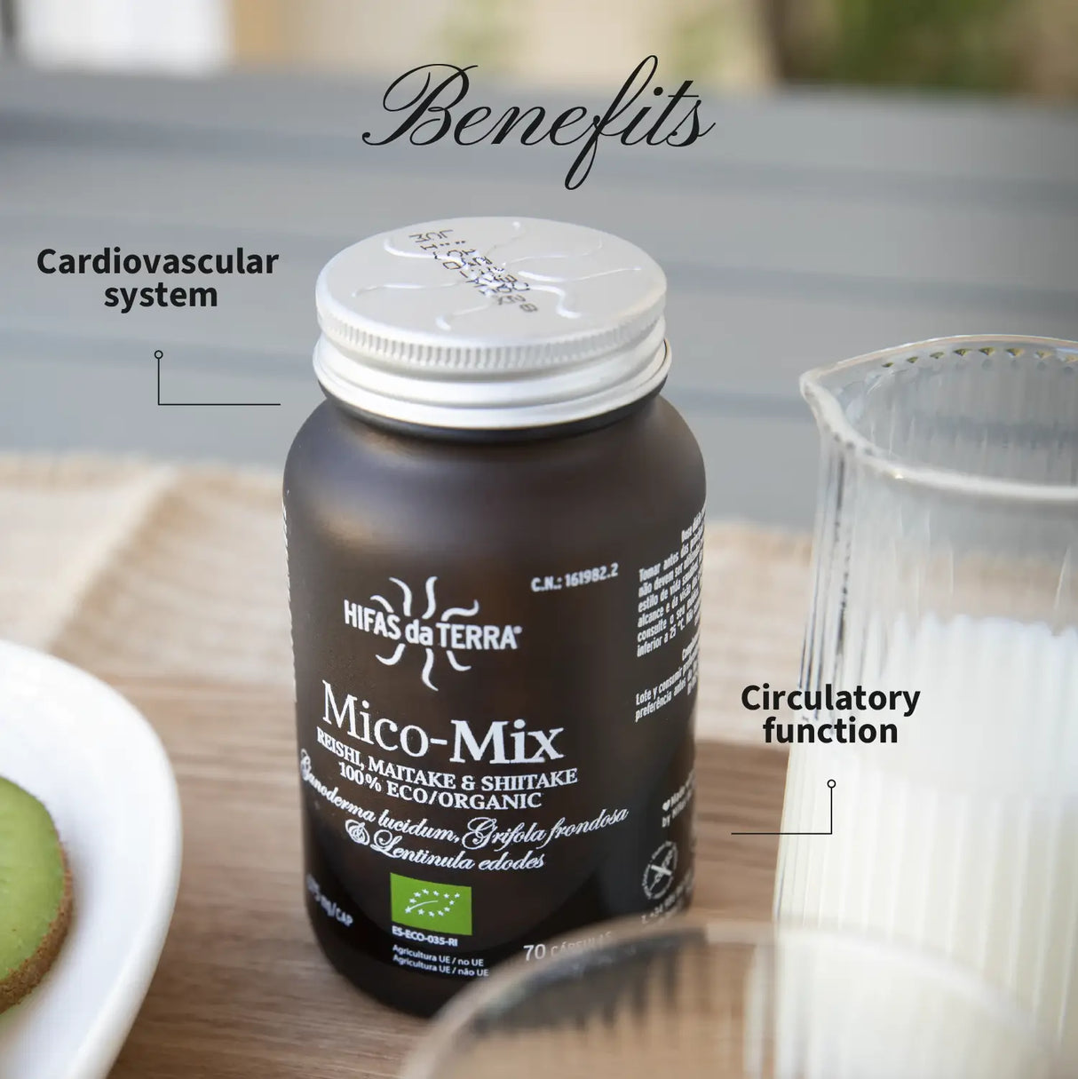 Mico-Mix Extractos Puros de Reishi, Shiitake y Maitake