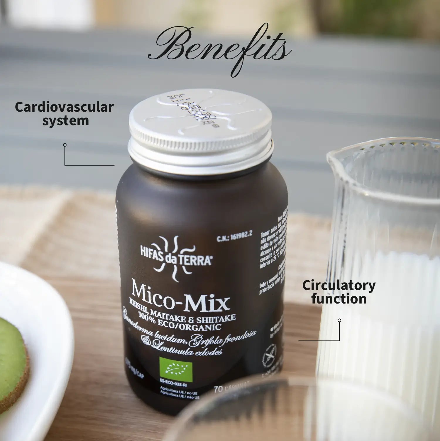 Mico-Mix Extractos Puros de Reishi, Shiitake y Maitake