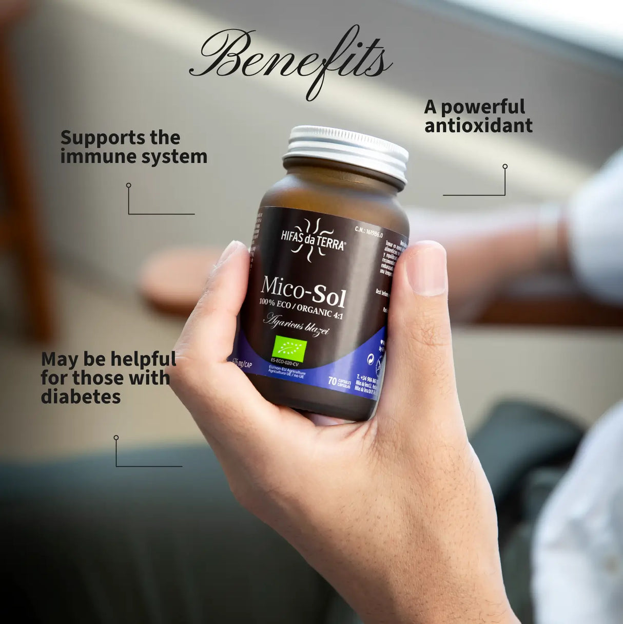 Mico-Sol Extracto de Champiñón del Sol