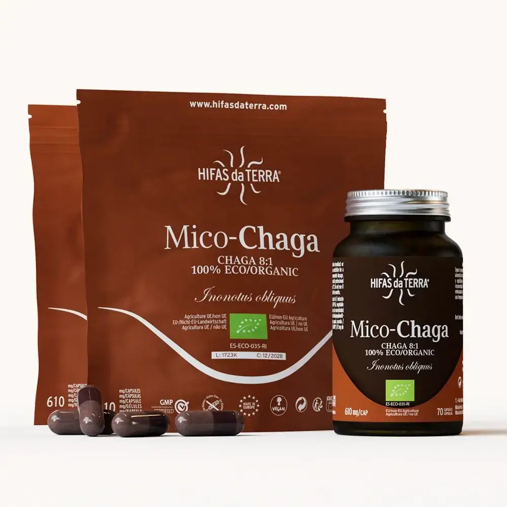 Mico-Chaga Extracto Puro ECO de Chaga