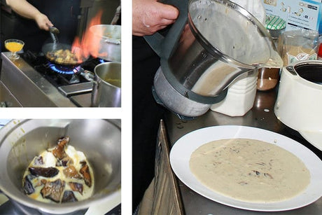 Helado de Shiitake, receta de Gloria Lucia en 'El Empalme'
