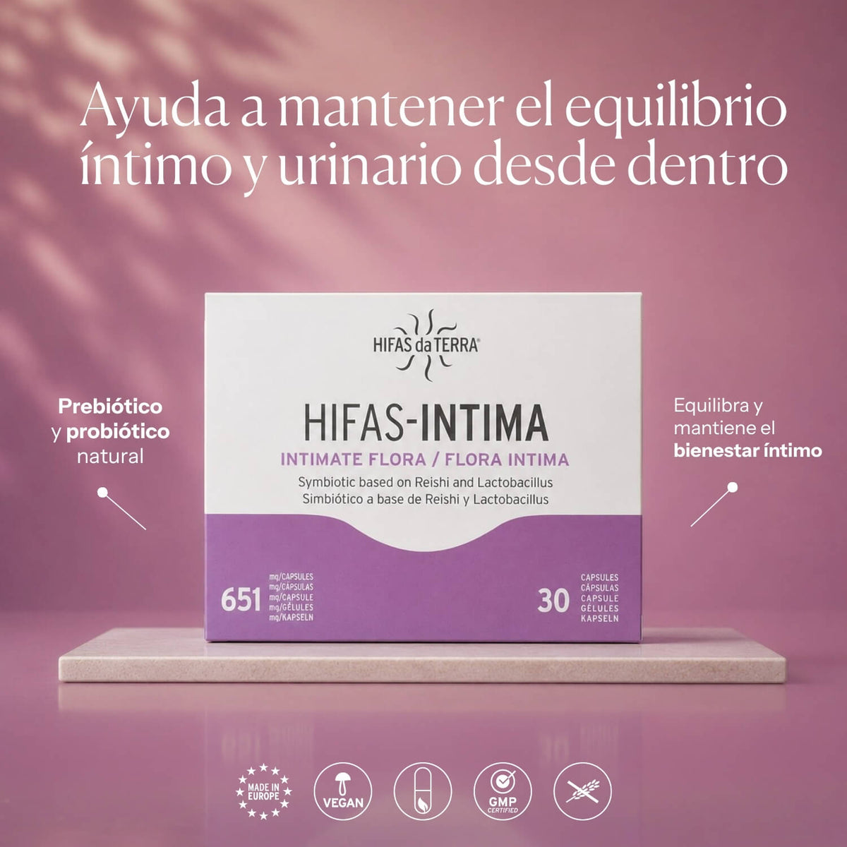 Pre y Probiótico Vaginal Hifas-INTIMA