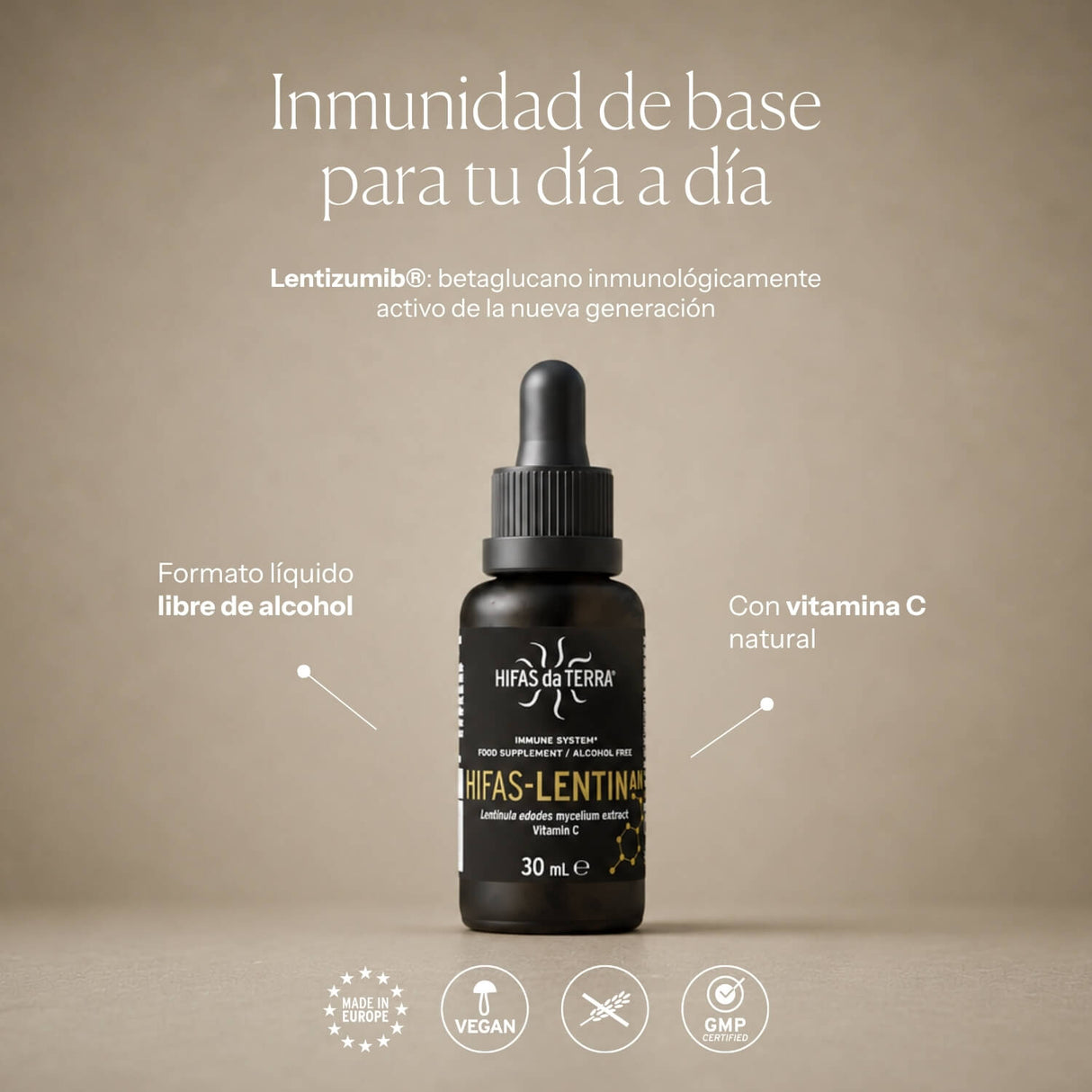 HIFAS-Lentinan Extracto de Shiitake (Lentizumib) Gotas
