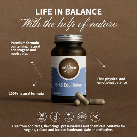 HIFAS-Equilibrium (Reishi, Lion’s Mane, Cordyceps) capsules