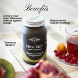 Mico-Vir+ Extractos Puros de Reishi y Cordyceps