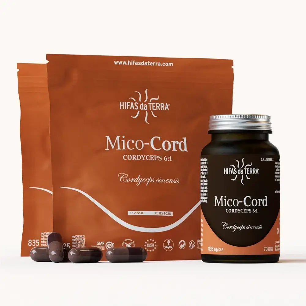 Mico-Cord Extracto Puro del Hongo Cordyceps en cápsulas